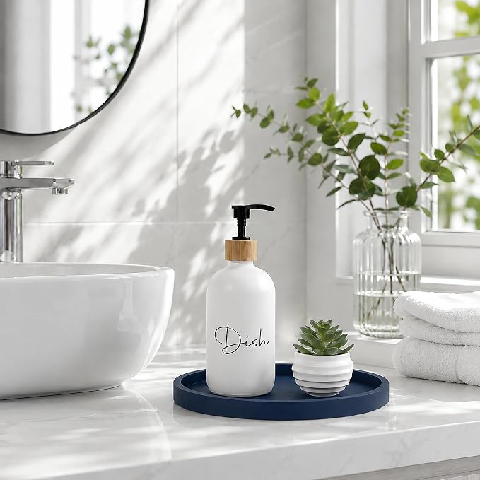 Silicone Bathroom Tray Coffee Table Decor Perfume Organizer, Waterproof - Image 2