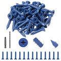 60Pcs 1/4" x 1-1/4”Concrete Screws by Unknown