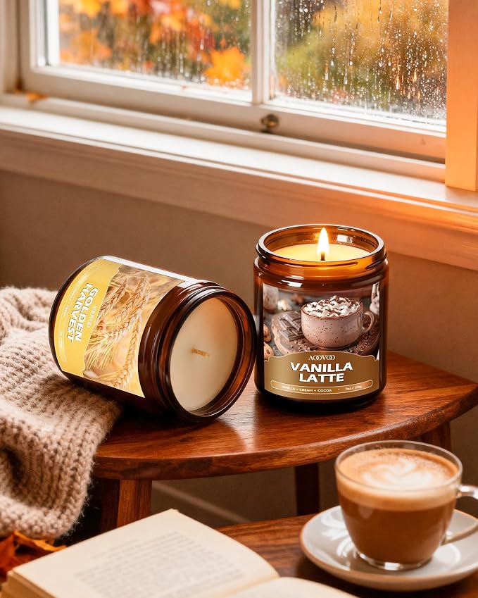 AOOVOO Fall Candles Set - Image 5