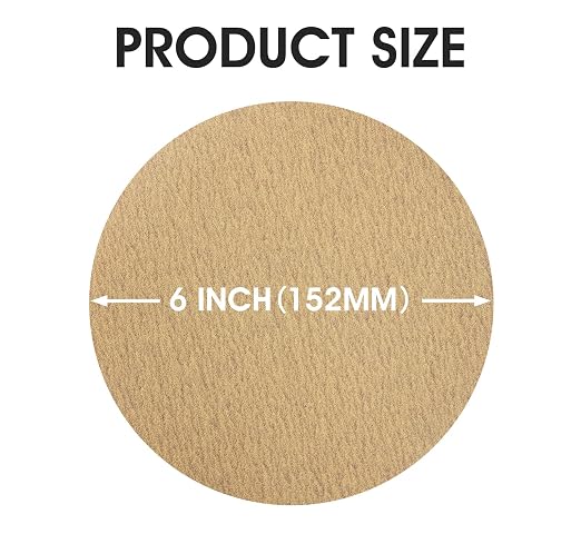 100 PCS 6 inch PSA Sanding Discs 180 Grit Self Adhesive Sandpaper | Adhesive - Image 3
