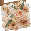 Serwalin Artificial Flowers Boho Champagne Flowers Silk Wedding Flowers | Fake by Serwalin