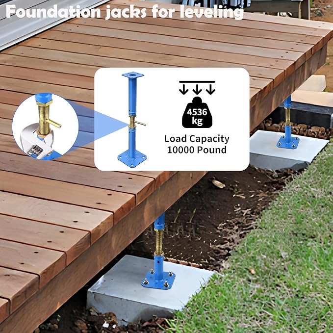 Jack Posts Crawlspace for Leveling Permanent - Image 5