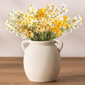 Dobbyby Ceramic Flower Small Vase 6 inch Farmhouse Rustic Vase Decorative by Dobbyby