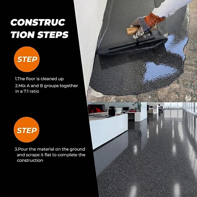 ENGWEI Self Leveling Epoxy Color Sand Floor Paint - Image 2