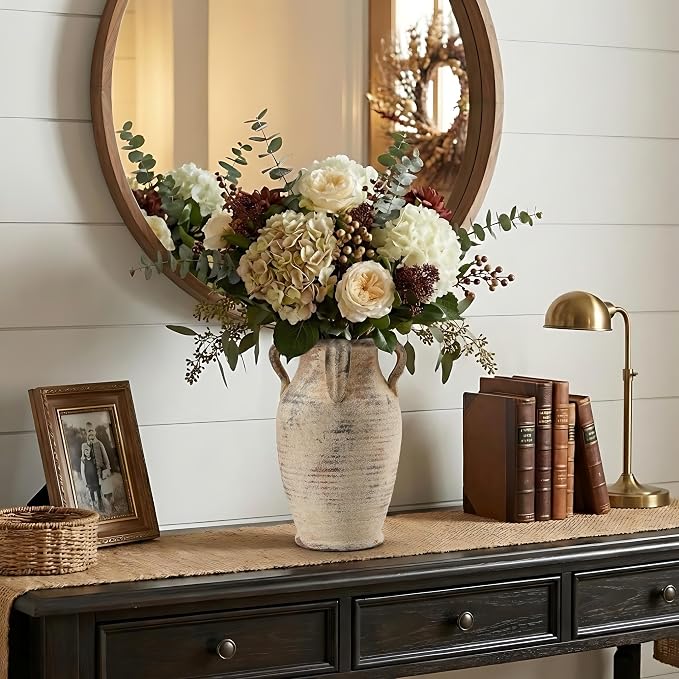 Emotionally Grounded Vase, Vaseking Large Ceramic Rustic Vase - Image 7