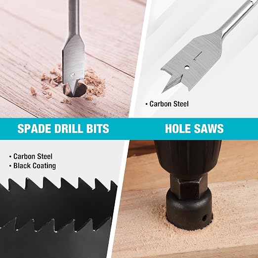 DURATECH Drill Bit Set, Metal Bits, Masonry Bits, Secure Organization, Quick - Image 4