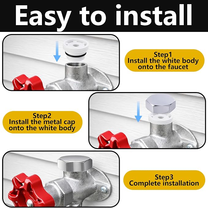 4 Pack Vacuum Breakers Outside Faucet Compatible - Image 4