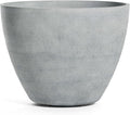 Lupo Tapered Indoor/Outdoor Planter, 32x24in Concrete Stone by Cosapots