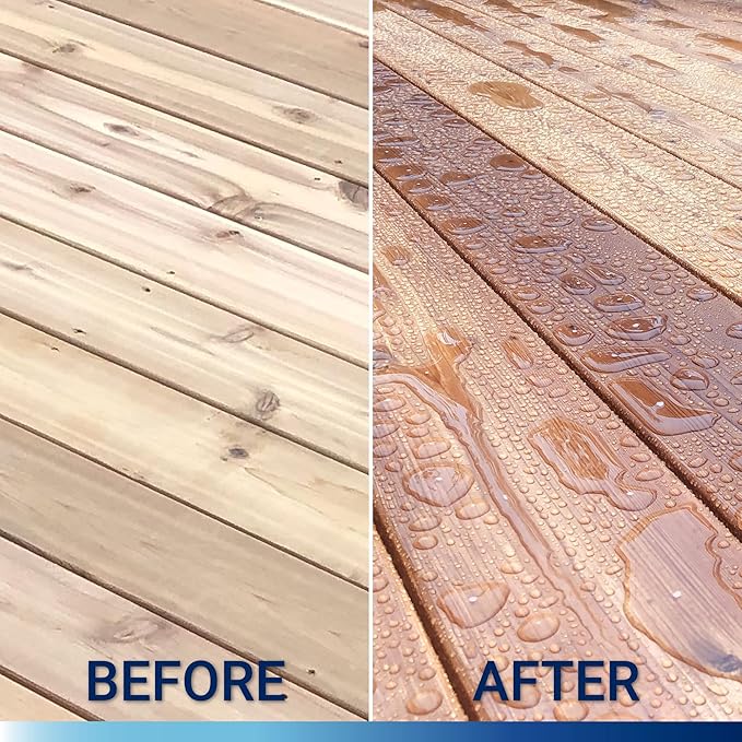 Seal-Once Marine Waterproof Wood Sealer and Stain, 1 Gallon | Waterproof Sealant - Image 6
