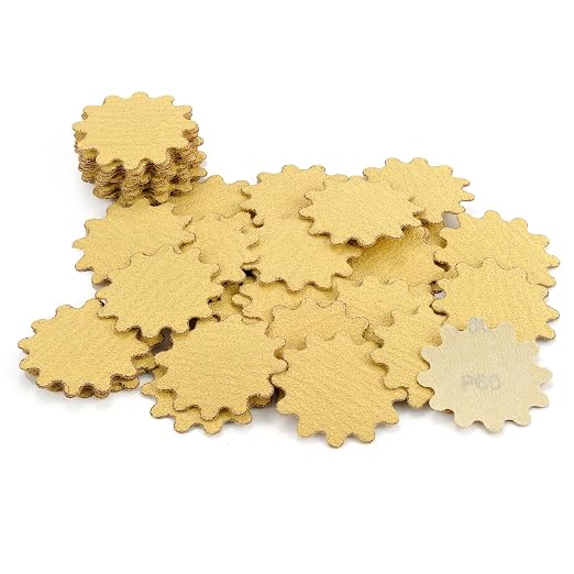 MAXMAN 2" Sanding Discs, 60 Grit Alumina Orbital Sandpaper, Hook &Loop Pads | by MAXMAN