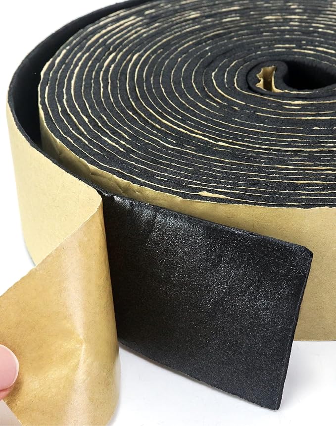 QWORK Pipe Wrap Insulation, 2 Pack Waterproof Foam Insulation Tape Adhesive - Image 3
