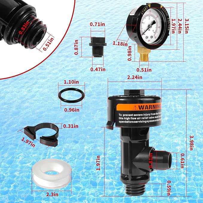 98209800 Manual Air Relief Valve Assembly - Image 7