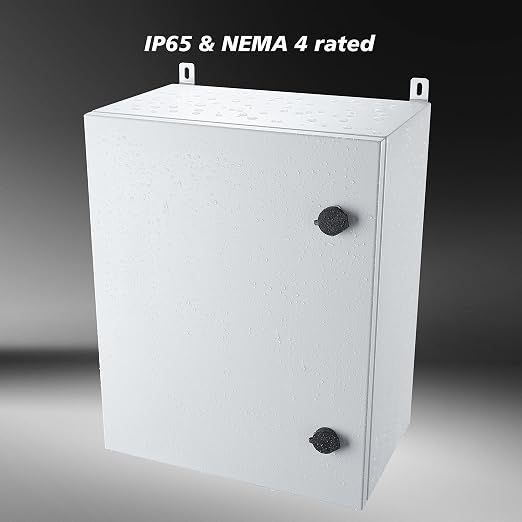 IP65 Weatherproof Metal Box Wall-Mounted Electronic Equipment Enclosure Box - Image 2