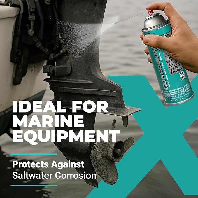 CorrosionX Heavy Duty Anti Rust Spray, Dripless Self-Healing Corrosion Inhibitor - Image 3