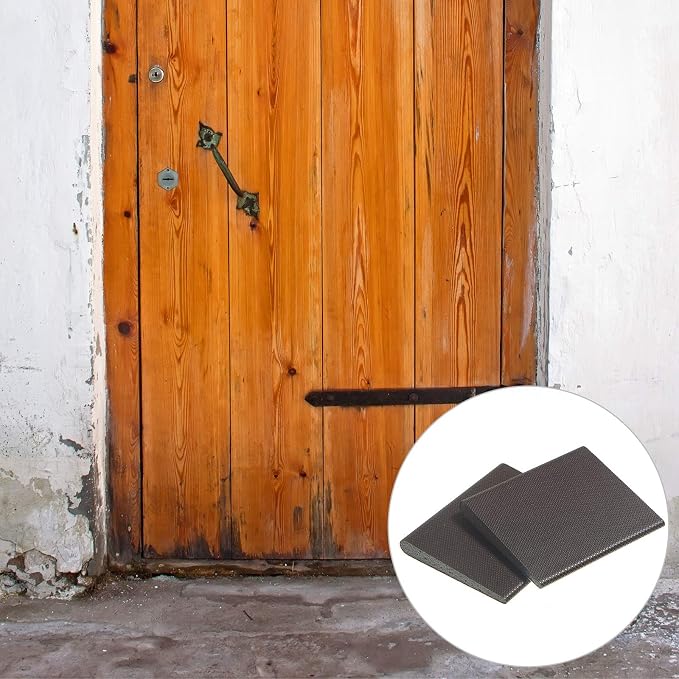 Zonon 20 Pcs Door Corner Seals Foam Traditional Dark Brown | Self-adhesive - Image 4