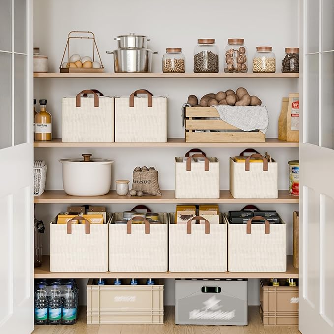 StorageWorks 45L Closet Storage Bins, Storage Baskets, - Image 3