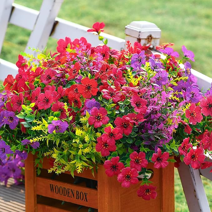 SHareconn 48 Bundles Artificial Flowers - Image 4