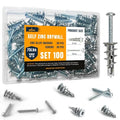ALBO #6 Zinc Self-Drilling Drywall Anchors by BinamInc