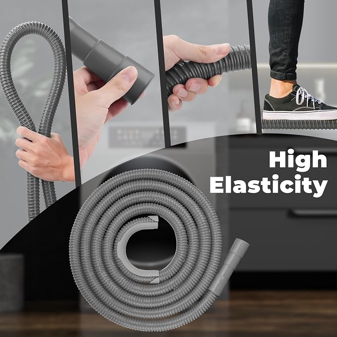8Ft Universal Washing Machine Drain Hose Flexible Extension Hose | Flexible - Image 4