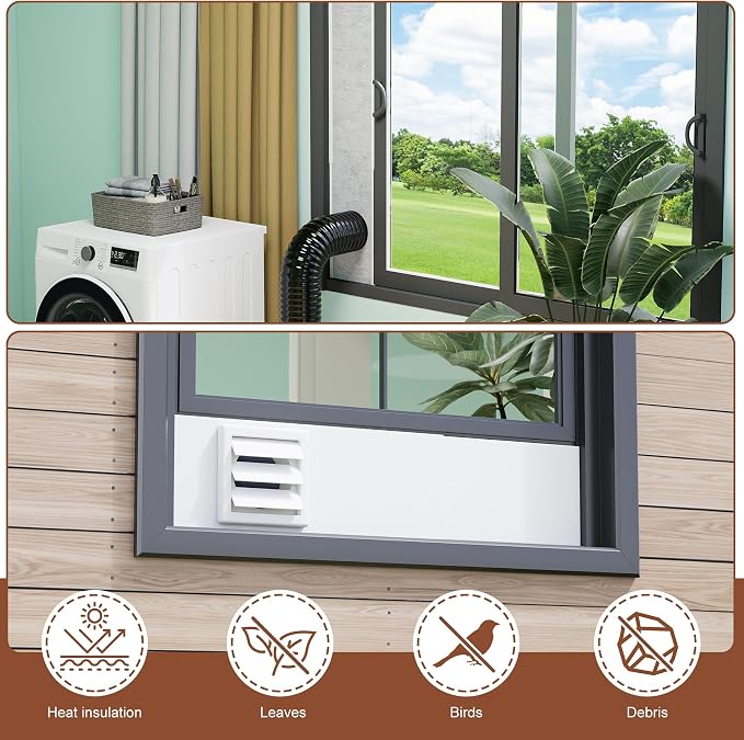 BJADE'S Dryer Vent Window Kit - Image 9