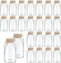24 Pack Mason Jar Vases for Centerpieces, Wide Mouth Mason Jars by LEYIQU