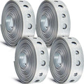Gisafai 4 Pcs Galvanized Metal Pipe Hanger Strap, 3/4 Inch, 10 ft | Metal by Gisafai