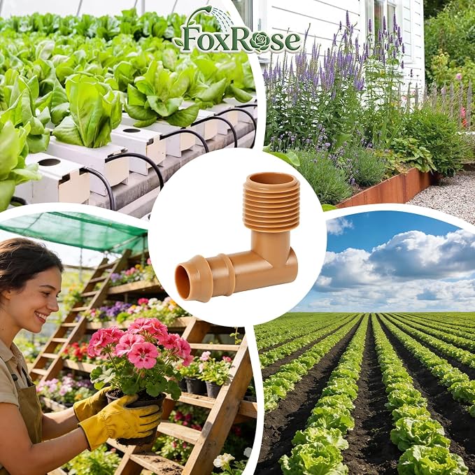 PVC to Drip Irrigation Adapter, 1/2" PVC Male Pipe Thread x 1/2" Drip - Image 8