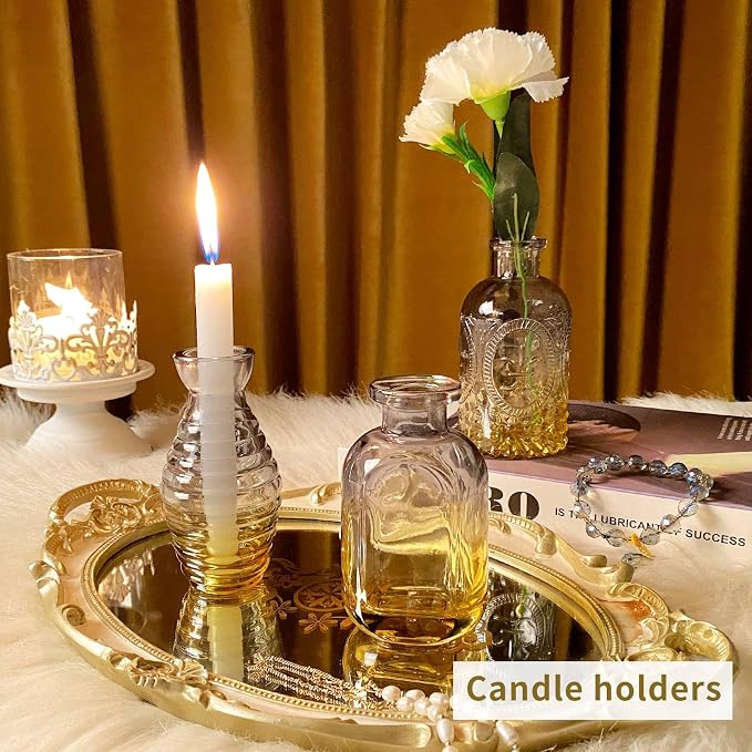 Glass Bud Vases in Bulk Set of 30 Pcs, Small Glass Vases - Image 3