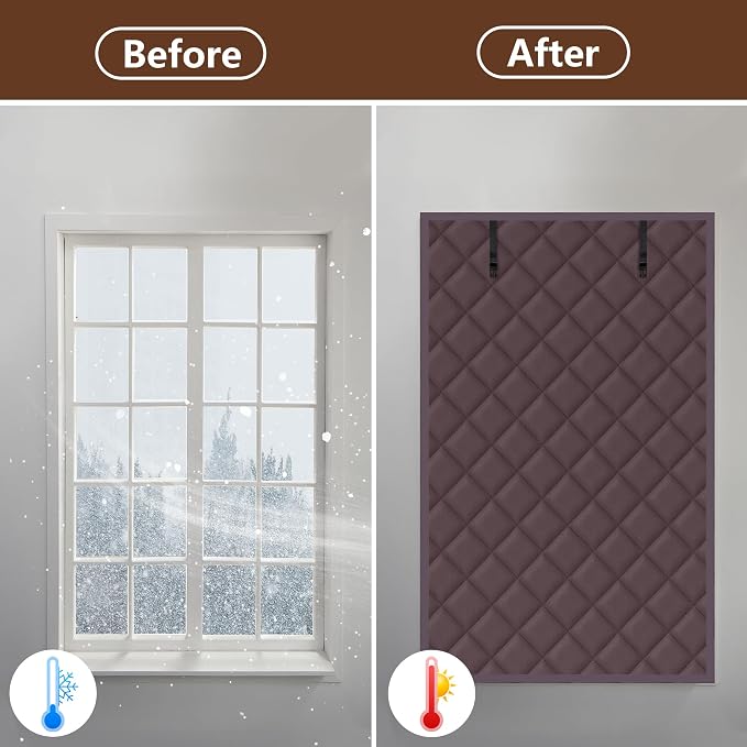 3-Layer Winter Insulated Window Curtain - Image 4