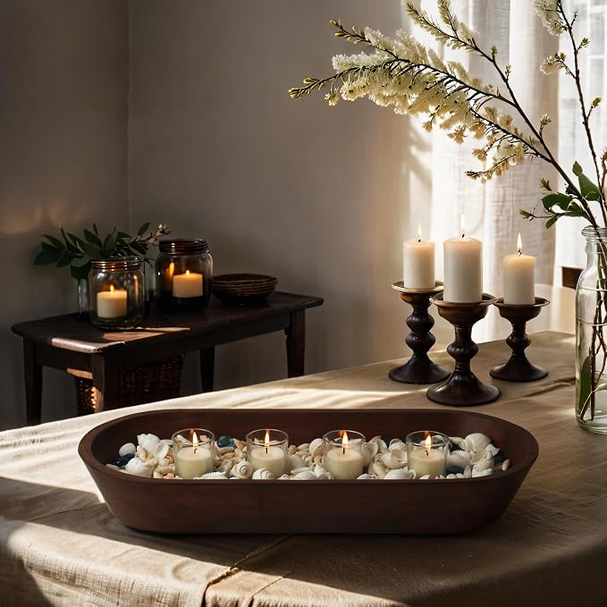 Wooden Dough Bowl - Image 2