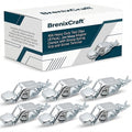 40AMP Heavy Duty Alligator Clips, Battery Clamps 6 Pack | BU-25 Automotive Clip by BrenixCraft