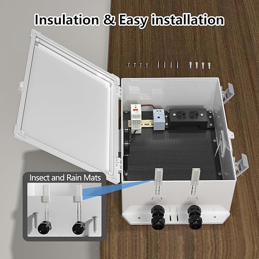 ABS Electrical Enclosure Box, 18.3" H x 12.7" L x 6.5" W - Image 6