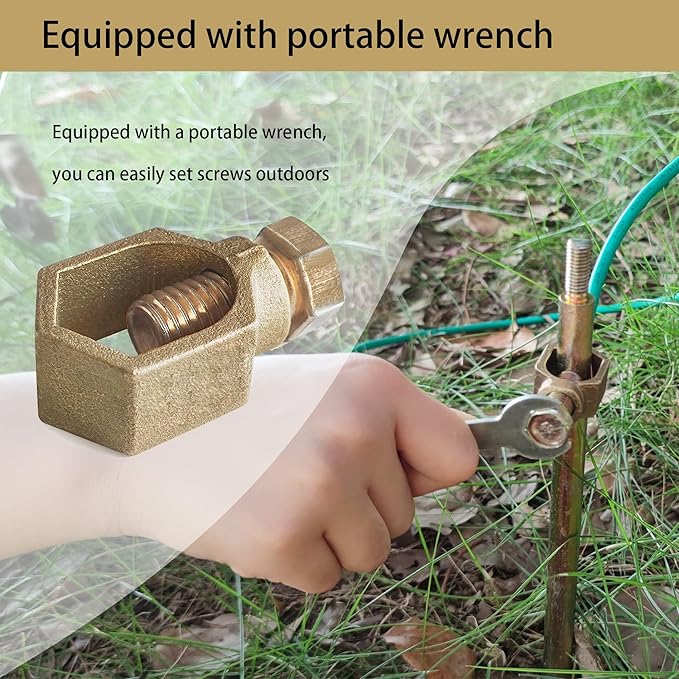 Copper Ground Rod Clamp - Image 3