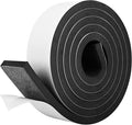 Self Adhesive Foam Tape Weatherstrip 2In x 1/2In x 6.5Ft High Density Foam by Kikerike