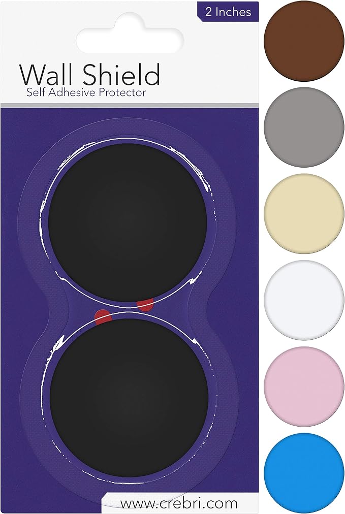 Silicone Wall Protectors from Door knobs by Crebri