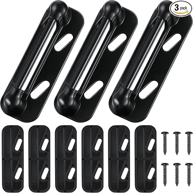 Enhon 3 Pack Screen Door Spring Strike Plate | Spring Loaded Screen and Storm by Clickhere