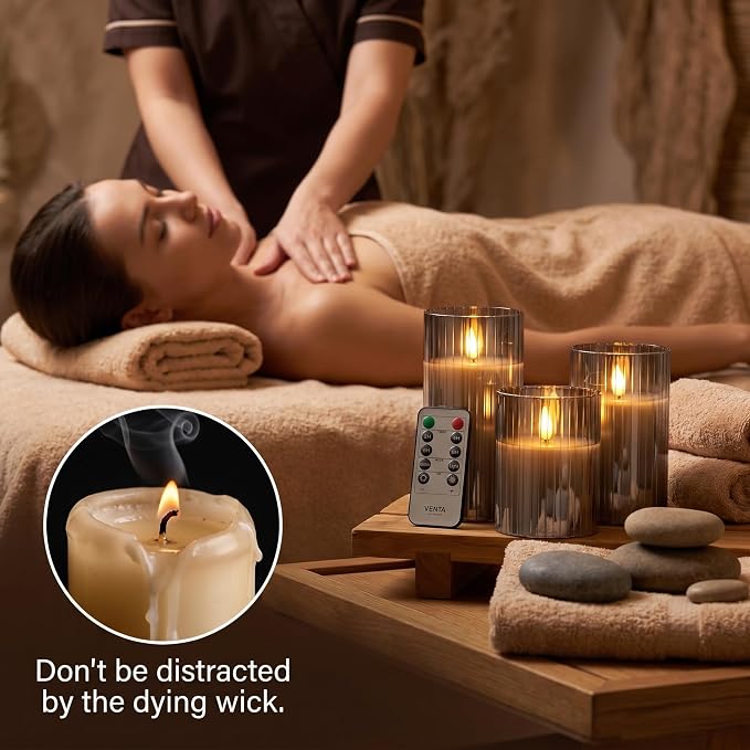 VENTA Flickering Flameless Candles - Image 7