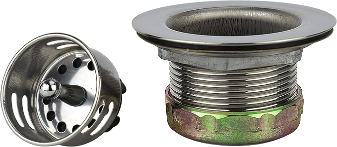Plumb Pak 878PC Keeney Stainless Steel Junior Duo Bar Sink Strainer by Unknown