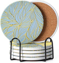 6Pcs Absorbent Coasters Set by Hoewina