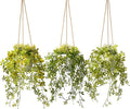 3 Packs 13" Fake Hanging Plants by Decorateyouridealhomewithease