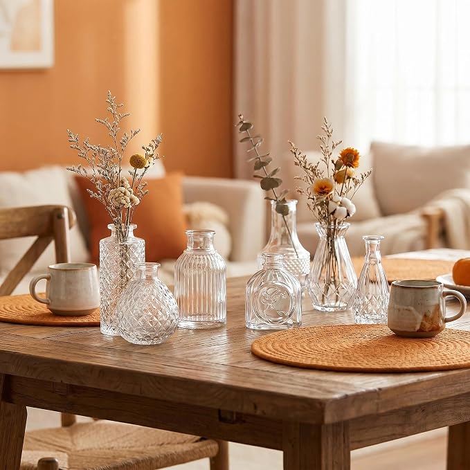Mini Bud Vases As Wedding Centerpieces - Image 5