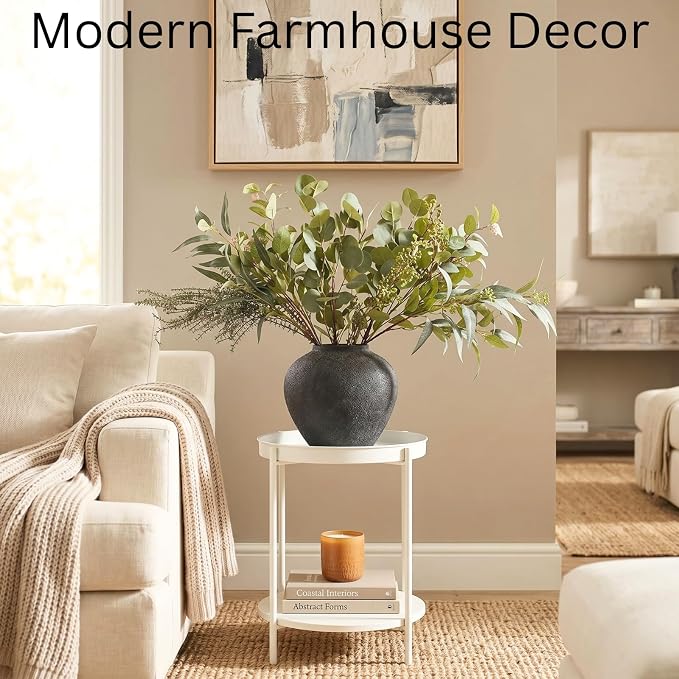 Large Eucalyptus Centerpieces for Table Decor, Artificial Greenery Stems | Real - Image 2