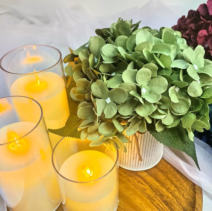 Sage Green Flower Table Centerpieces - Image 8