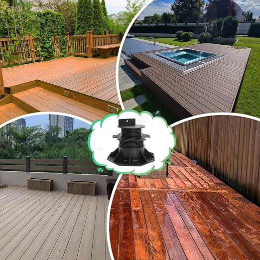 24Pack Adjustable Deck Support Pedestal, 2-3/8" to 5-1/2" Height | Deck - Image 7