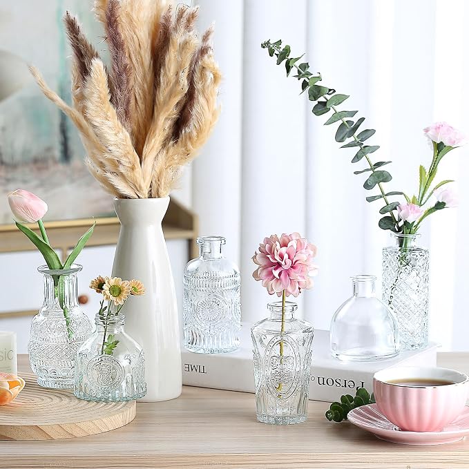 Glass Bud Vase 15 Pcs for Centerpieces Wedding, Home Decor, Bud Vases in Bulk - Image 6