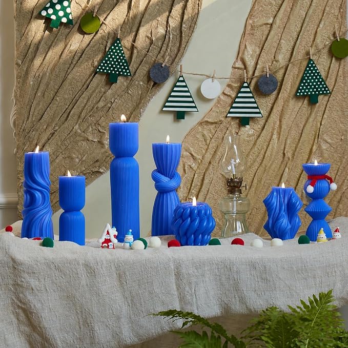 7-Pack Pillar Candles - Image 6