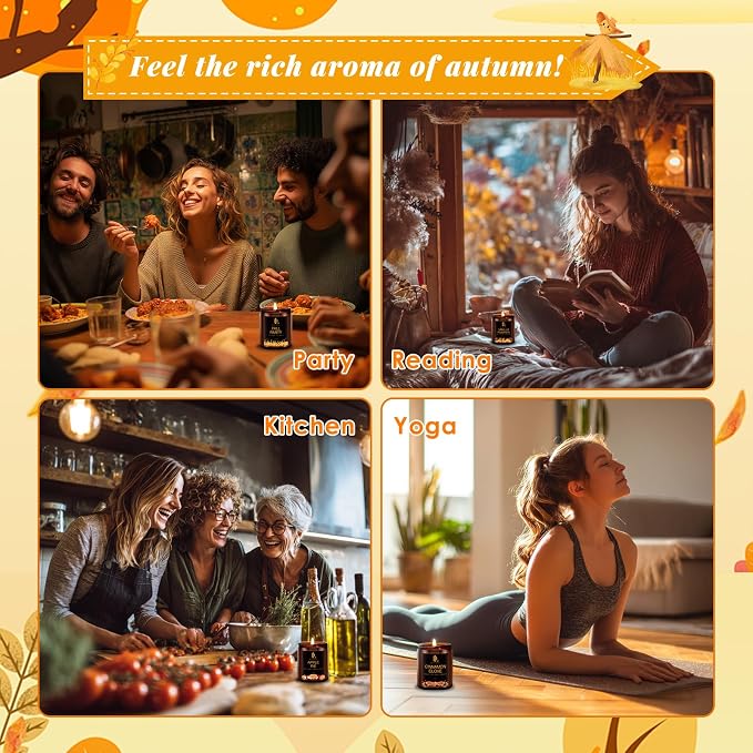 DL DREAMY DEWLA Fall Candles Set - Image 3