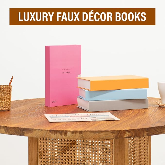 4 Pcs Decorative Books | Faux Modern Coffee Table & Shelf Decor | Sleek - Image 7
