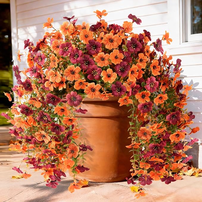 ZFProcess Artificial mums for Outdoors by ZFProcessArtificialFlowers