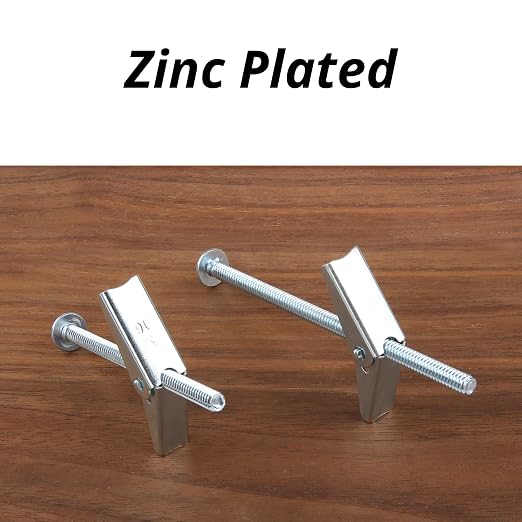 HASWARE Toggle Bolt Zinc Plated Steel and Wing Nut - Image 3